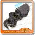 kbl indian soft hair oval silk base top closure